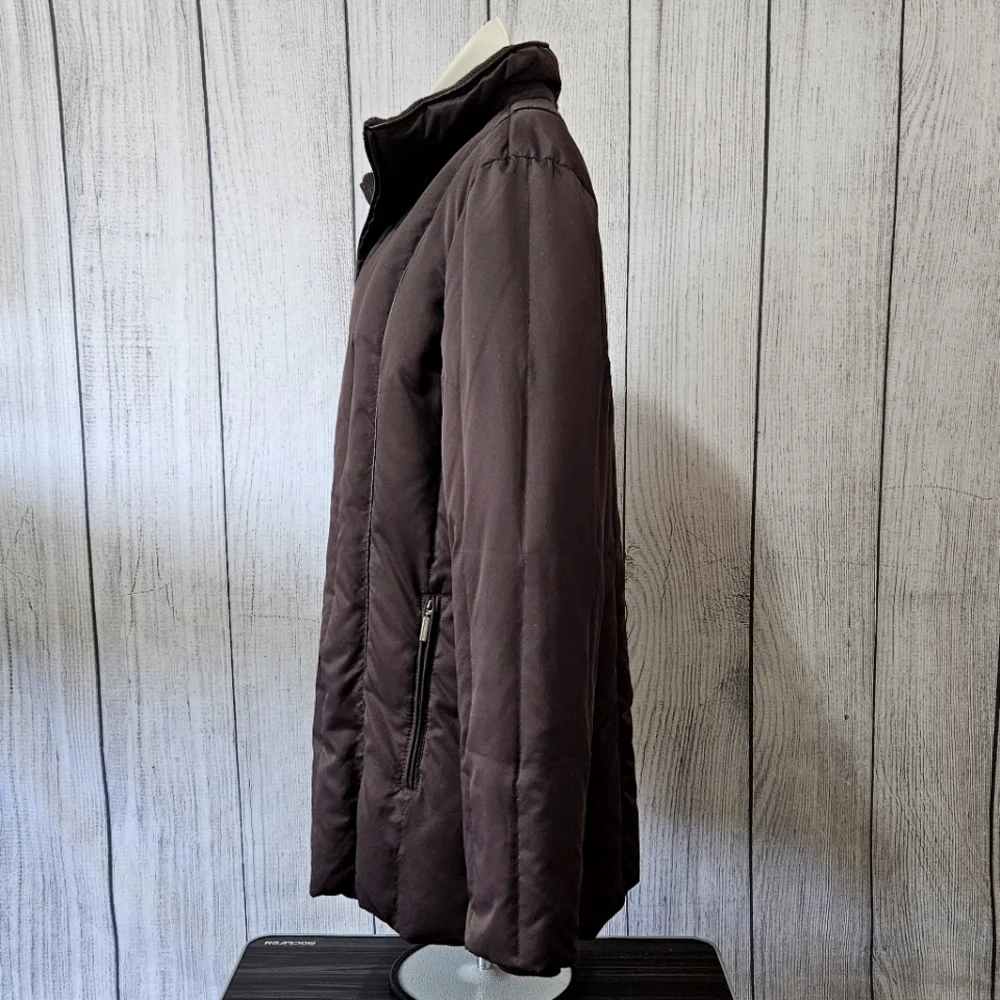 LIZ CLAIBORNE Full Zip Puffer Jacket - Picture 7 of 11